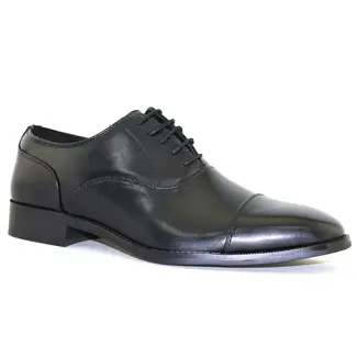 Santino Luciano Men  Shoe Laced Oxford  Memory Foam Cushioned Leather