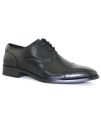 Santino Luciano Men  Shoe Laced Oxford  Memory Foam Cushioned Leather