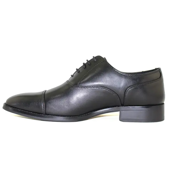Santino Luciano Men  Shoe Laced Oxford  Memory Foam Cushioned Leather