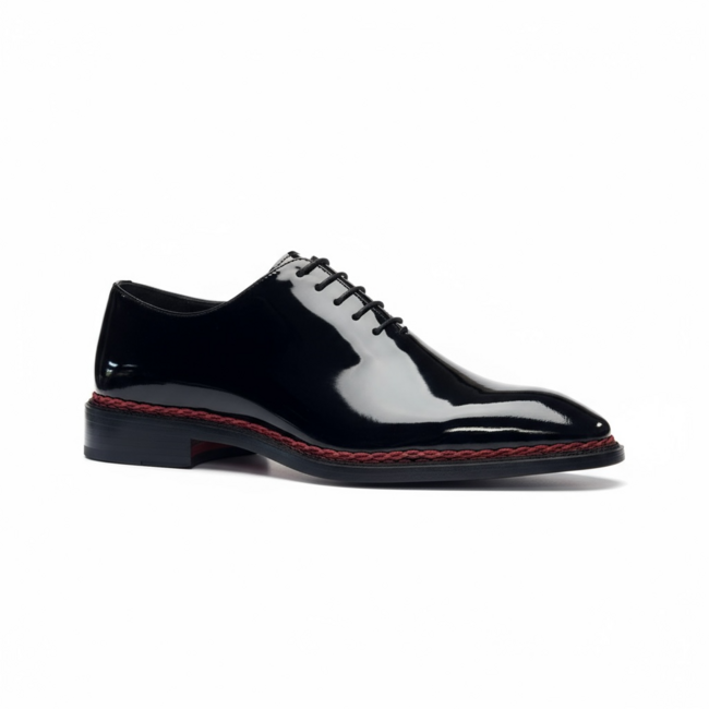 Ugo Vasare Jason Spade Patent Leather Formal Oxfords Black