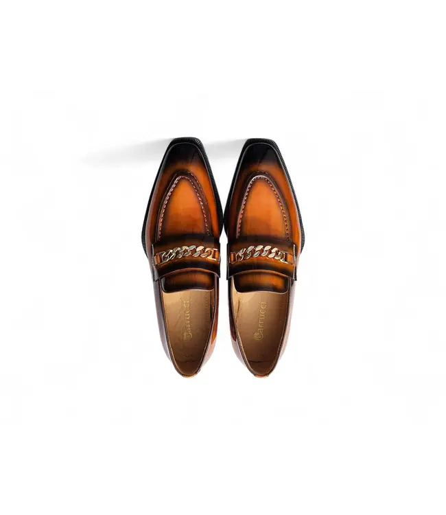 Carrucci Carrucci Amber Patent Leather Chain Loafer