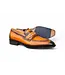 Carrucci Carrucci Amber Patent Leather Chain Loafer