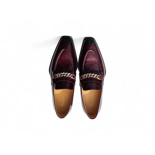 Carrucci Amber Patent Leather Chain Loafer