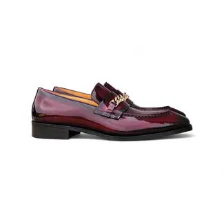 Carrucci Carrucci Amber Patent Leather Chain Loafer