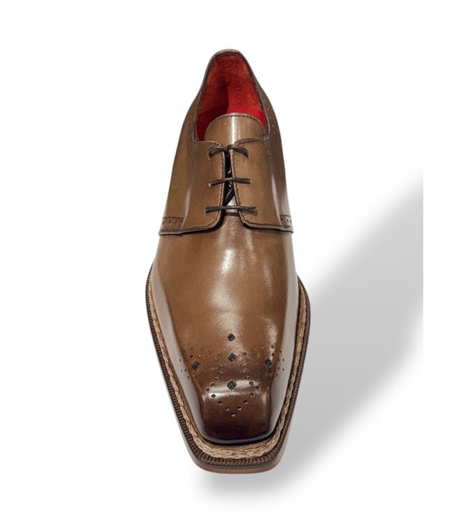Emilio Franco Emilio Franco "Lando" Exotic Italian Calf Leather Men's Shoes