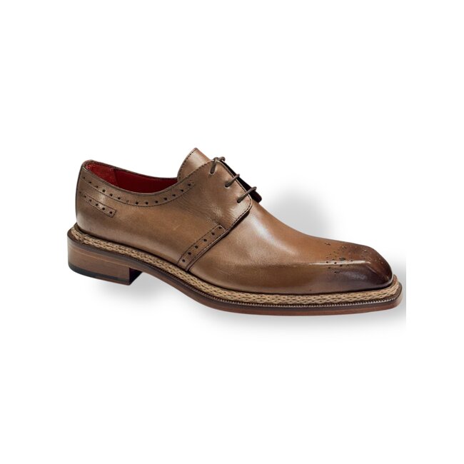Emilio Franco Emilio Franco "Lando" Exotic Italian Calf Leather Men's Shoes