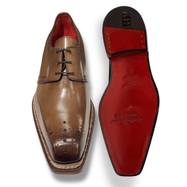 Emilio Franco "Lando" Exotic Italian Calf Leather Men's Shoes