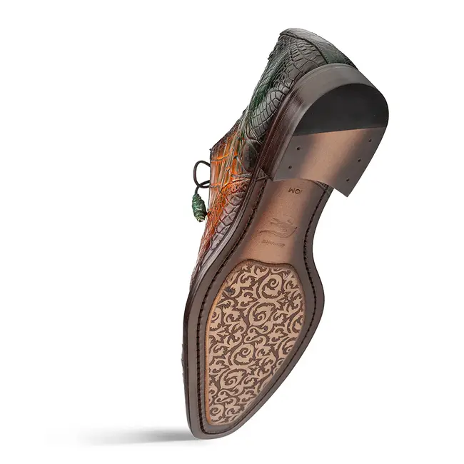 Mezlan Marble Multi Tone Alligator Oxford