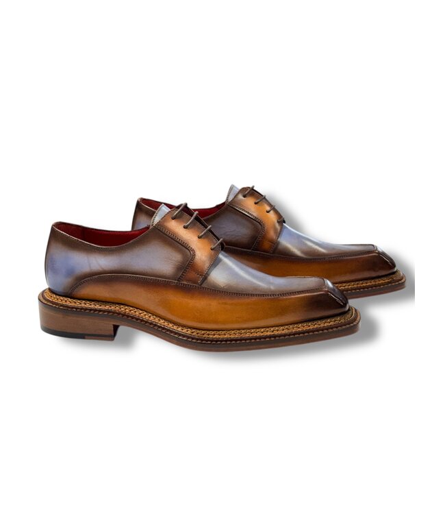 Emilio Franco Emilio Franco Exotic Dress Shoe Square Toe Calfskin