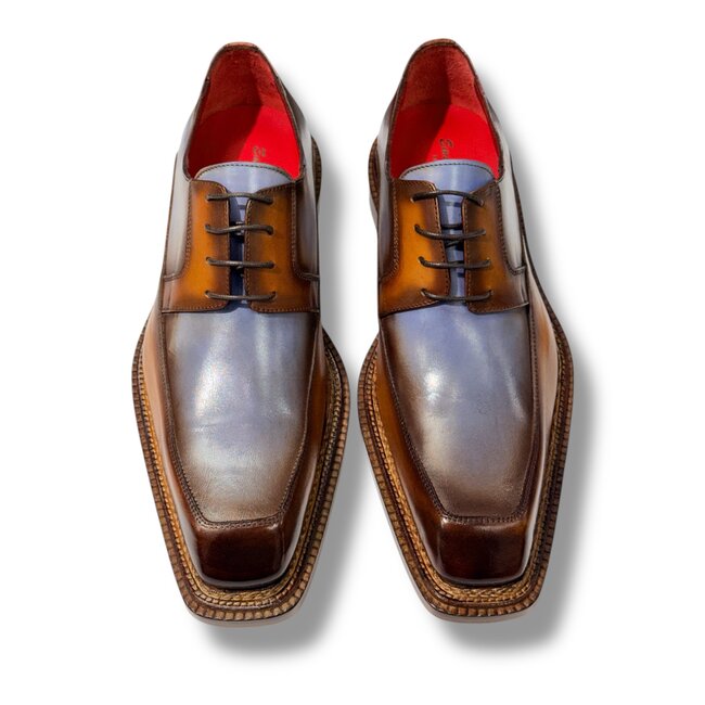 Emilio Franco Emilio Franco Exotic Dress Shoe Square Toe Calfskin
