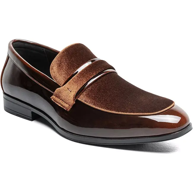 Stacy Adams Spratley Moc Toe Saddle Slip On