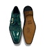Mauri Mauri 1087/4 Alligator & Suede Cap Toe Buckle Derby