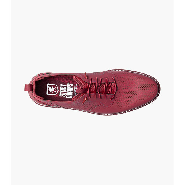 Stacy Adams Synchro Plain Toe Elastic Lace Up
