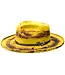 ORLEANS  WOOL FELT DISTRESSED FEDORA HAT WIDE PENCIL CURL