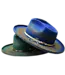 ORLEANS  WOOL FELT DISTRESSED FEDORA HAT WIDE PENCIL CURL