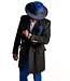 ORLEANS  WOOL FELT DISTRESSED FEDORA HAT WIDE PENCIL CURL