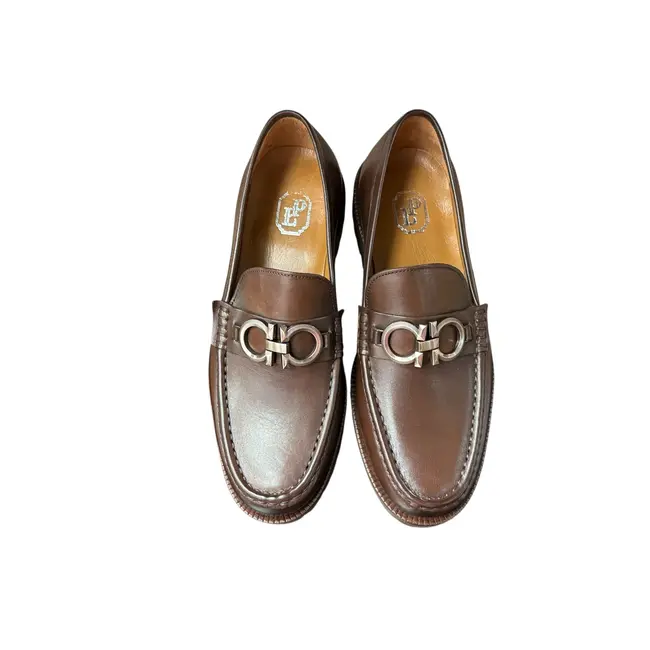 Corrente Pelle Line Newport- Buckle loafer with Lug Sole