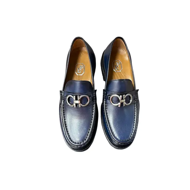Corrente Pelle Line Newport- Buckle loafer with Lug Sole