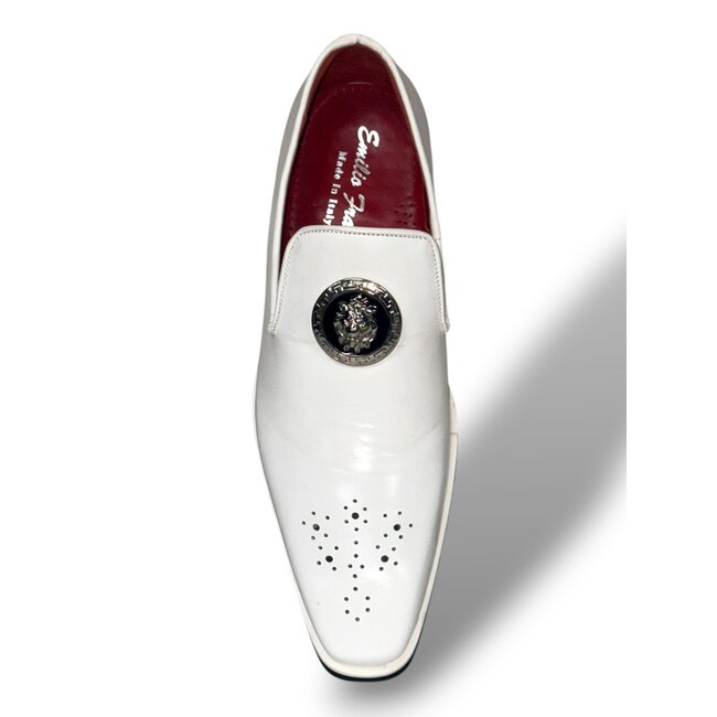 Emilio Franco Soft Bottom Loafer White