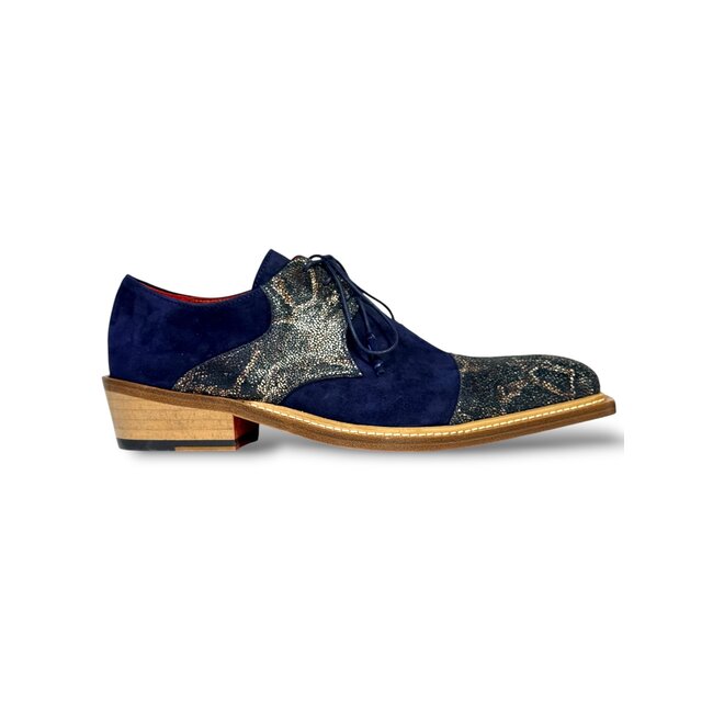 Emilio Franco Emilio Franco Stingray-Skin Suede Leather