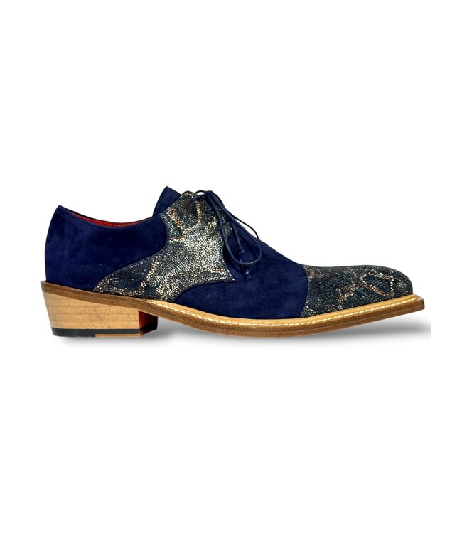 Emilio Franco Emilio Franco Stingray-Skin Suede Leather