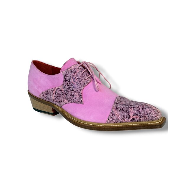 Emilio Franco Stingray-Skin Suede Leather