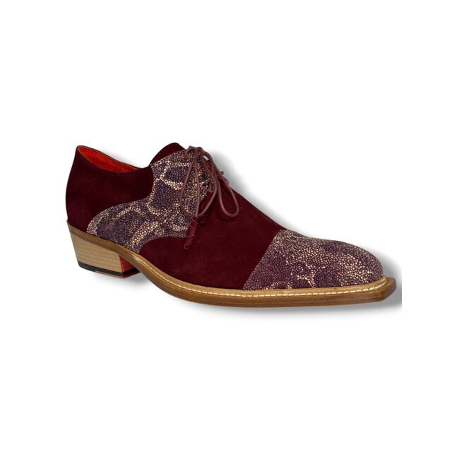 Emilio Franco Emilio Franco Stingray-Skin Suede Leather