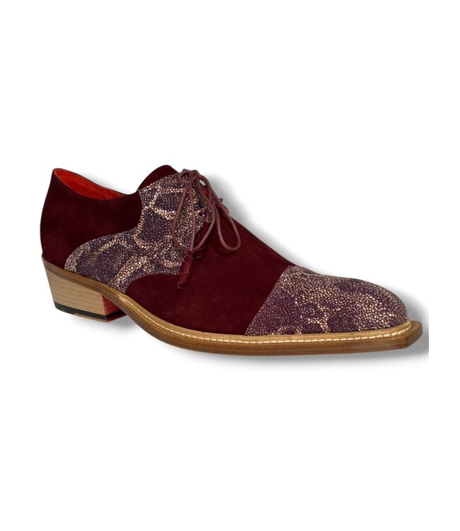 Emilio Franco Emilio Franco Stingray-Skin Suede Leather