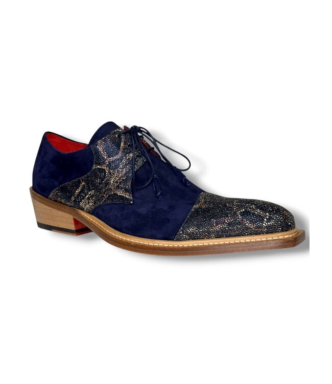Emilio Franco Emilio Franco Stingray-Skin Suede Leather