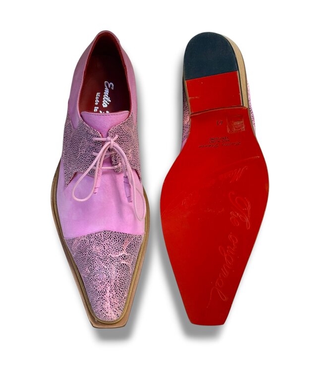 Emilio Franco Emilio Franco Stingray-Skin Suede Leather