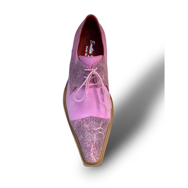 Emilio Franco Stingray-Skin Suede Leather