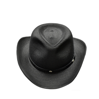 Bruno Capelo NASHVILLE STRAW  HAT CURLED BRIM TELESCOPE CROWN