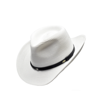 Bruno Capelo NASHVILLE STRAW  HAT CURLED BRIM TELESCOPE CROWN