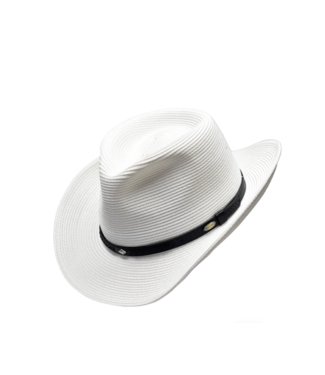 Bruno Capelo NASHVILLE STRAW  HAT CURLED BRIM TELESCOPE CROWN