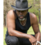 Bruno Capelo NASHVILLE STRAW  HAT CURLED BRIM TELESCOPE CROWN