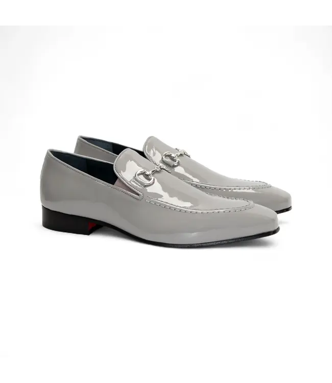 Duca Duca  Italy "Valenza"  Patent Leather Loafers – Red Bottom Elegance