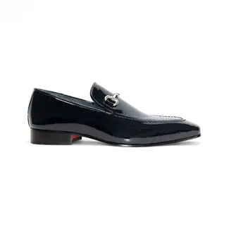 Duca Duca  Italy "Valenza"  Patent Leather Loafers – Red Bottom Elegance