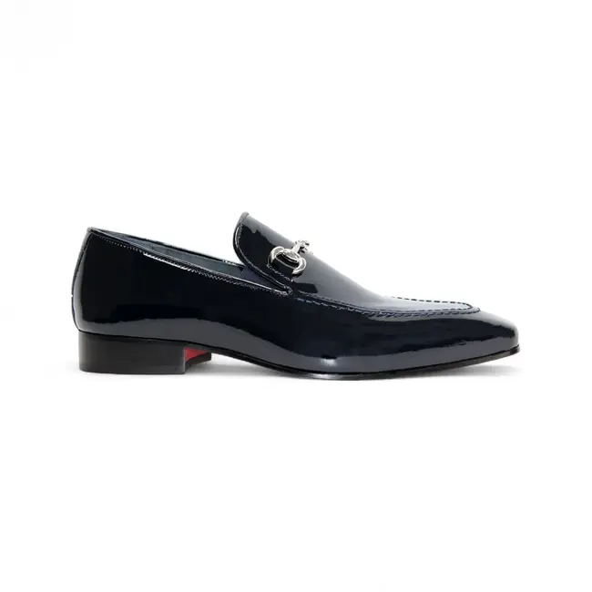 Duca Duca  Italy "Valenza"  Patent Leather Loafers – Red Bottom Elegance