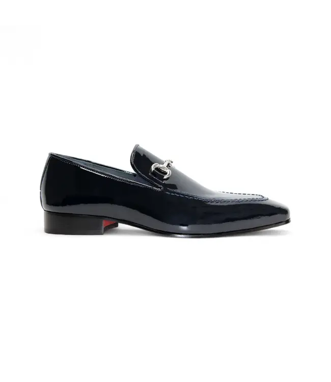 Duca Duca  Italy "Valenza"  Patent Leather Loafers – Red Bottom Elegance