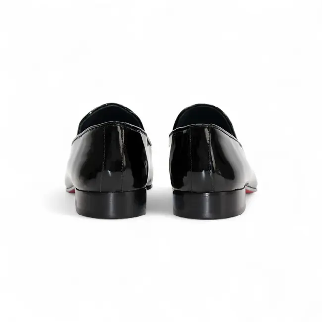 Duca Duca  Italy "Valenza"  Patent Leather Loafers – Red Bottom Elegance