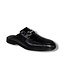 Duca Mule Duca SA493 Black Croc Embossed