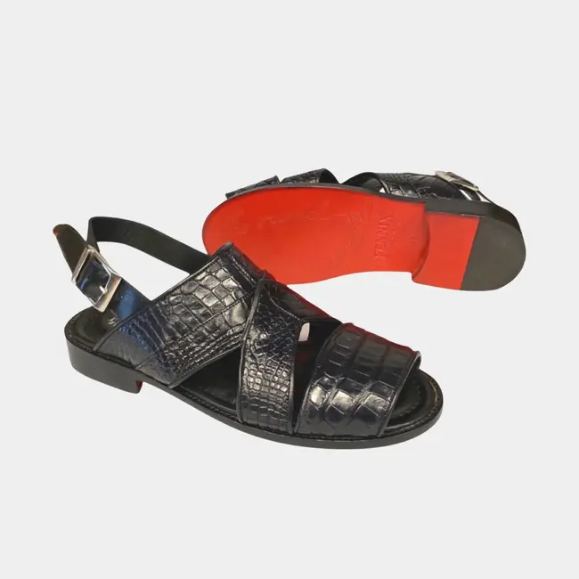 Fennix Alligator Sandal For Men | Made in Italy