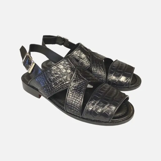 Fennix Alligator Sandal For Men | Made in Italy