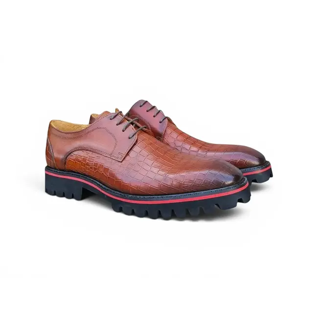 Carrucci Hybrid Lug Embossed Oxford "KS557-17E"