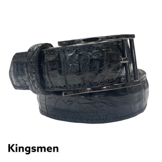 Emilio Franco Genuine Hornback Crocodile Leather Belts