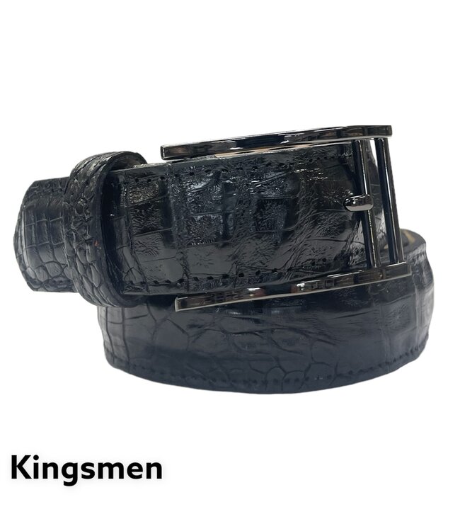 Emilio Franco Genuine Hornback Crocodile Leather Belts