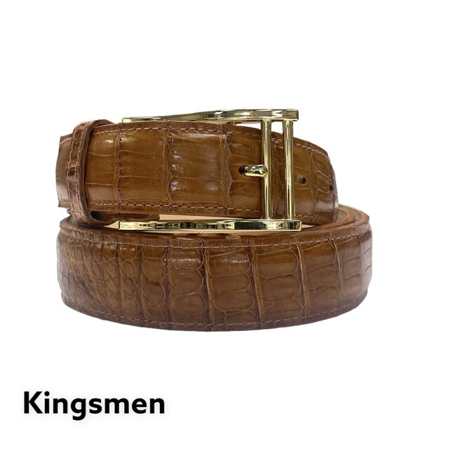 Emilio Franco Genuine Hornback Crocodile Leather Belts