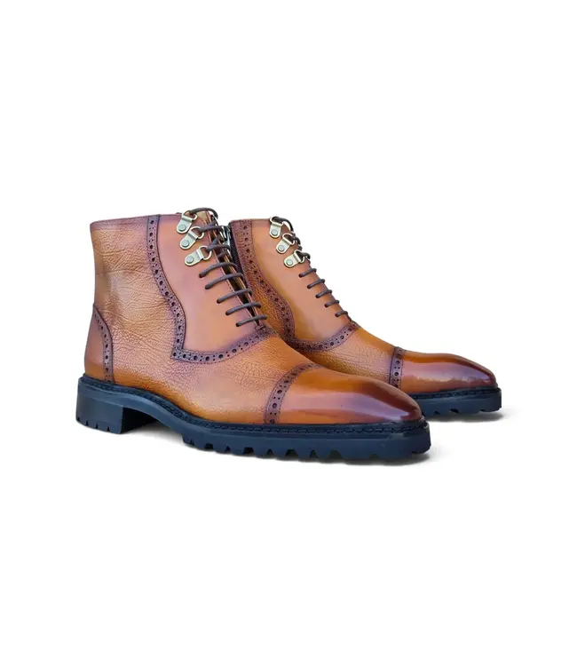 Carrucci Carrucci Ridge Men’s Cap Toe Lug Sole Boot