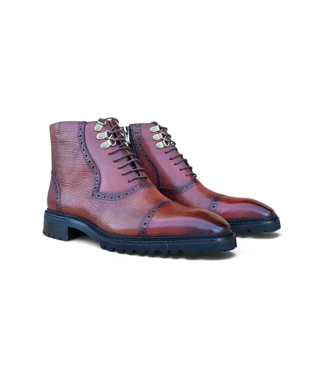 Carrucci Carrucci Ridge Men’s Cap Toe Lug Sole Boot