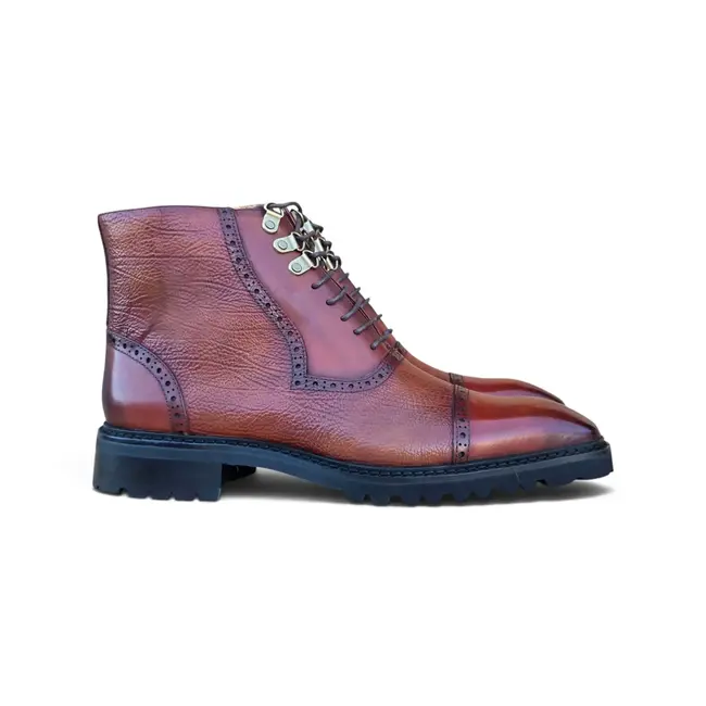Carrucci Carrucci Ridge Men’s Cap Toe Lug Sole Boot